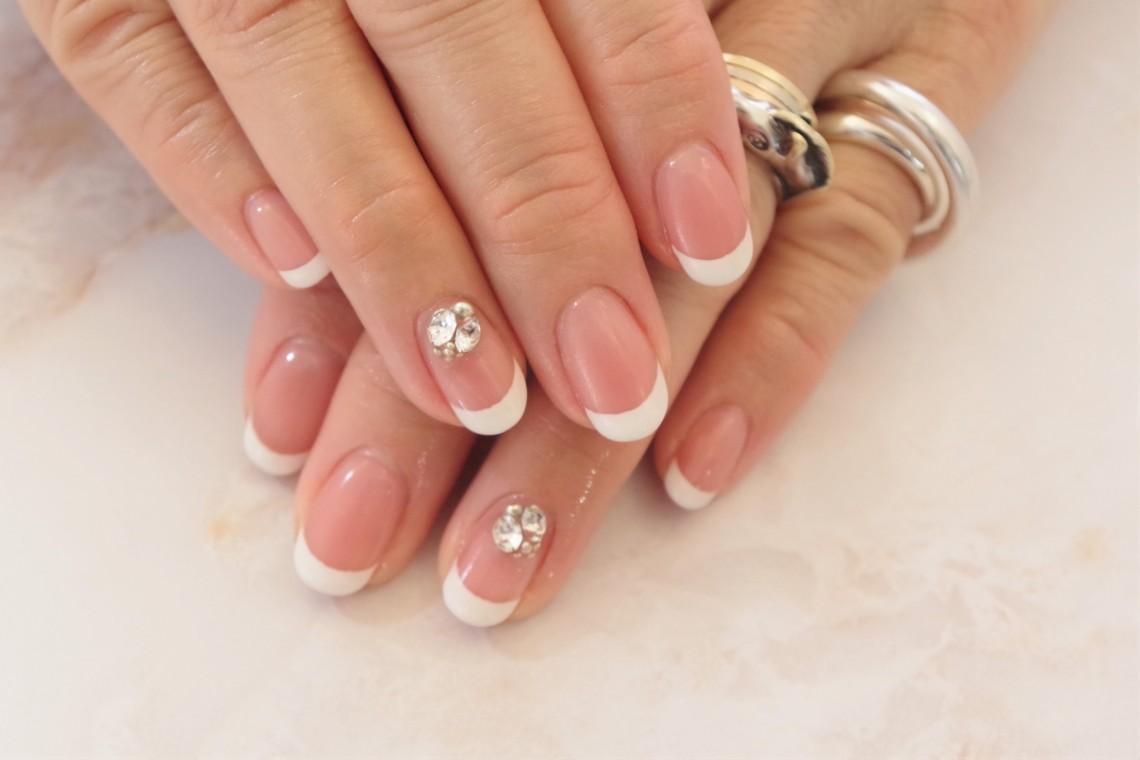 Gemstone French Manicure Ideas for Elegant Nail Looks