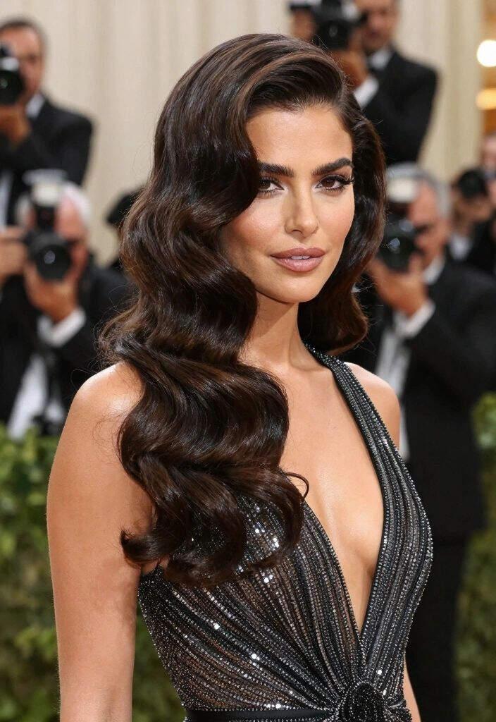 Hollywood Waves Open Hair Ideas for Timeless Glam