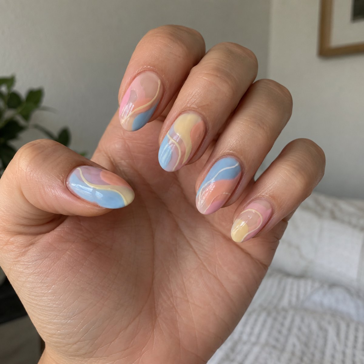 Harry Styles Fine Line Nail Art Ideas for Fans