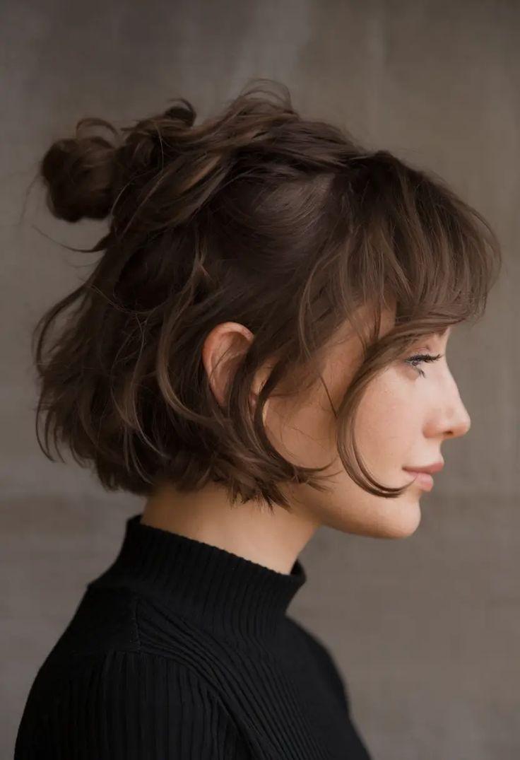 Romantic French bob knot