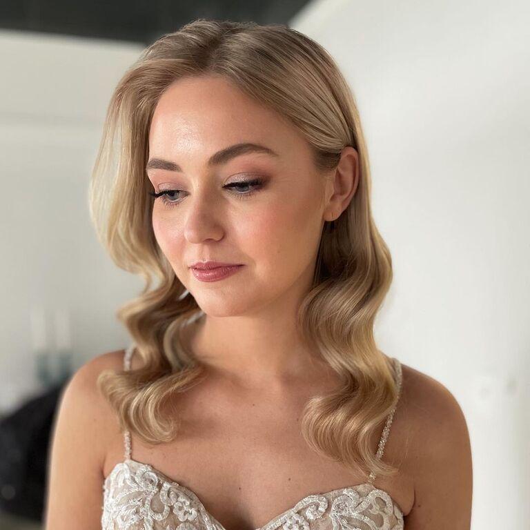 Fine hair Hollywood waves fullness
