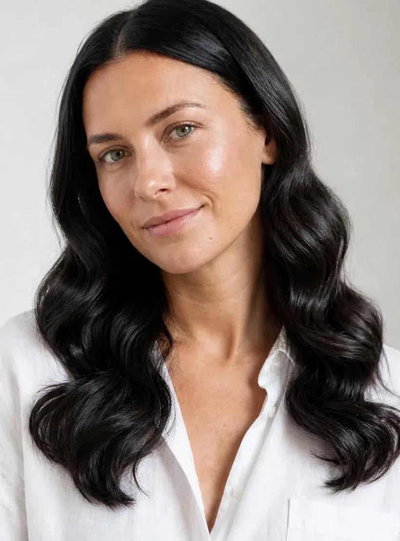 Modern natural texture Hollywood waves