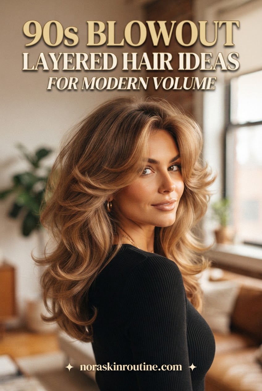 90s Blowout Layered Hair Ideas for Modern Volume