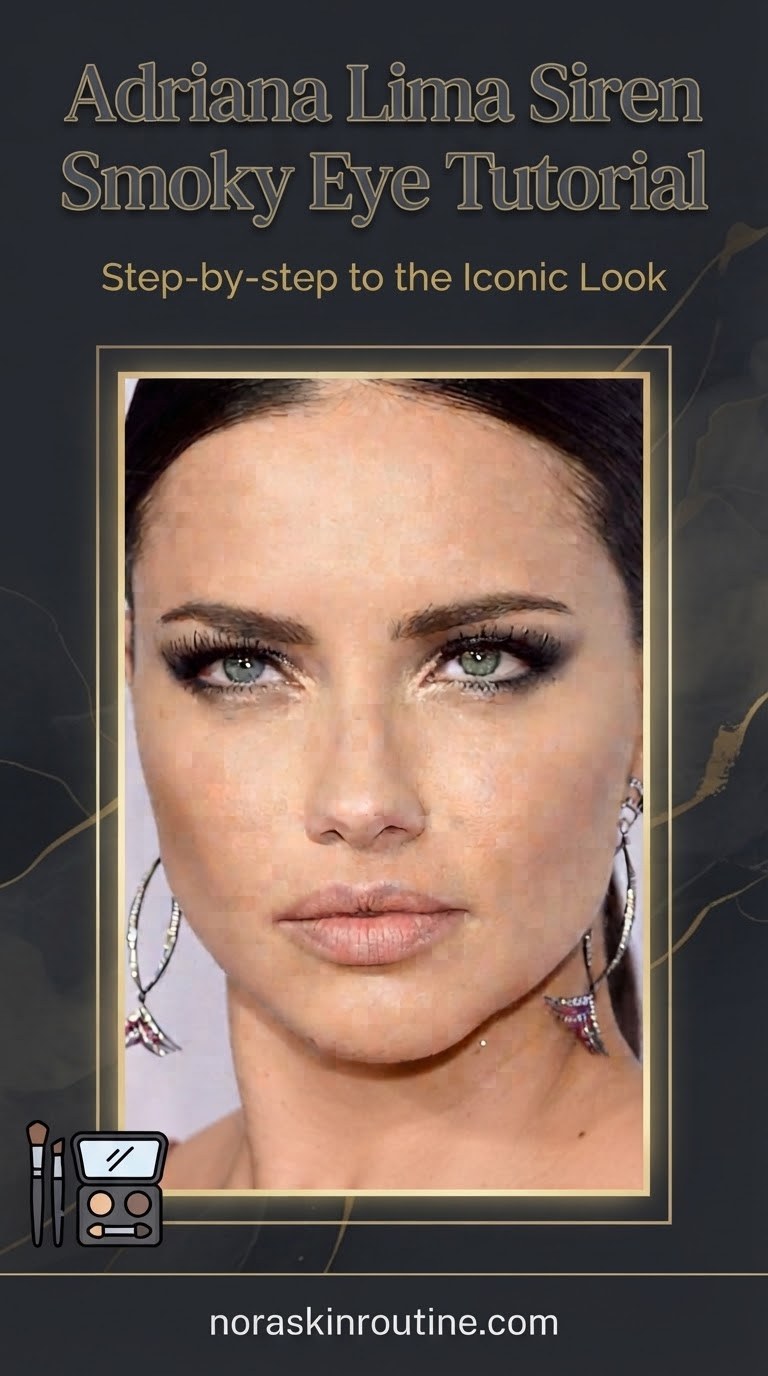 Adriana Lima Siren Smoky Eye Tutorial