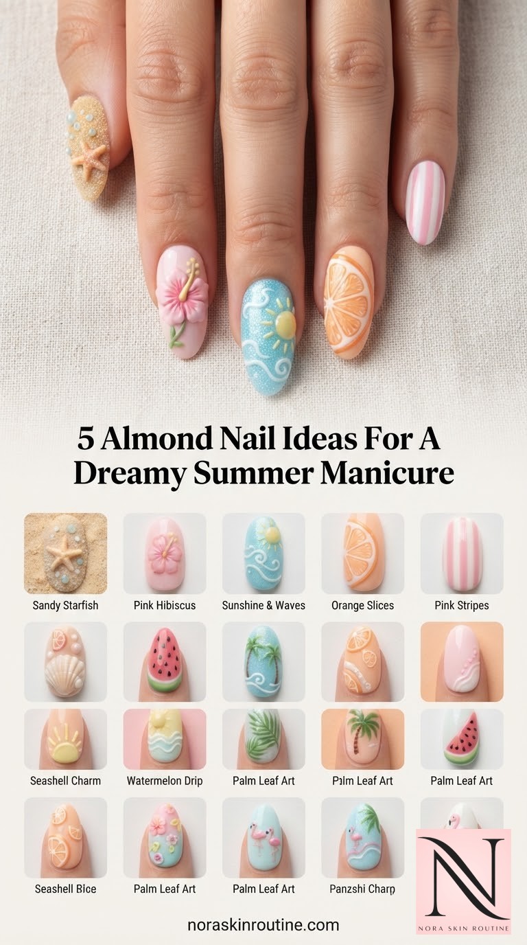 5 Almond Nail Ideas For A Dreamy Summer Manicure