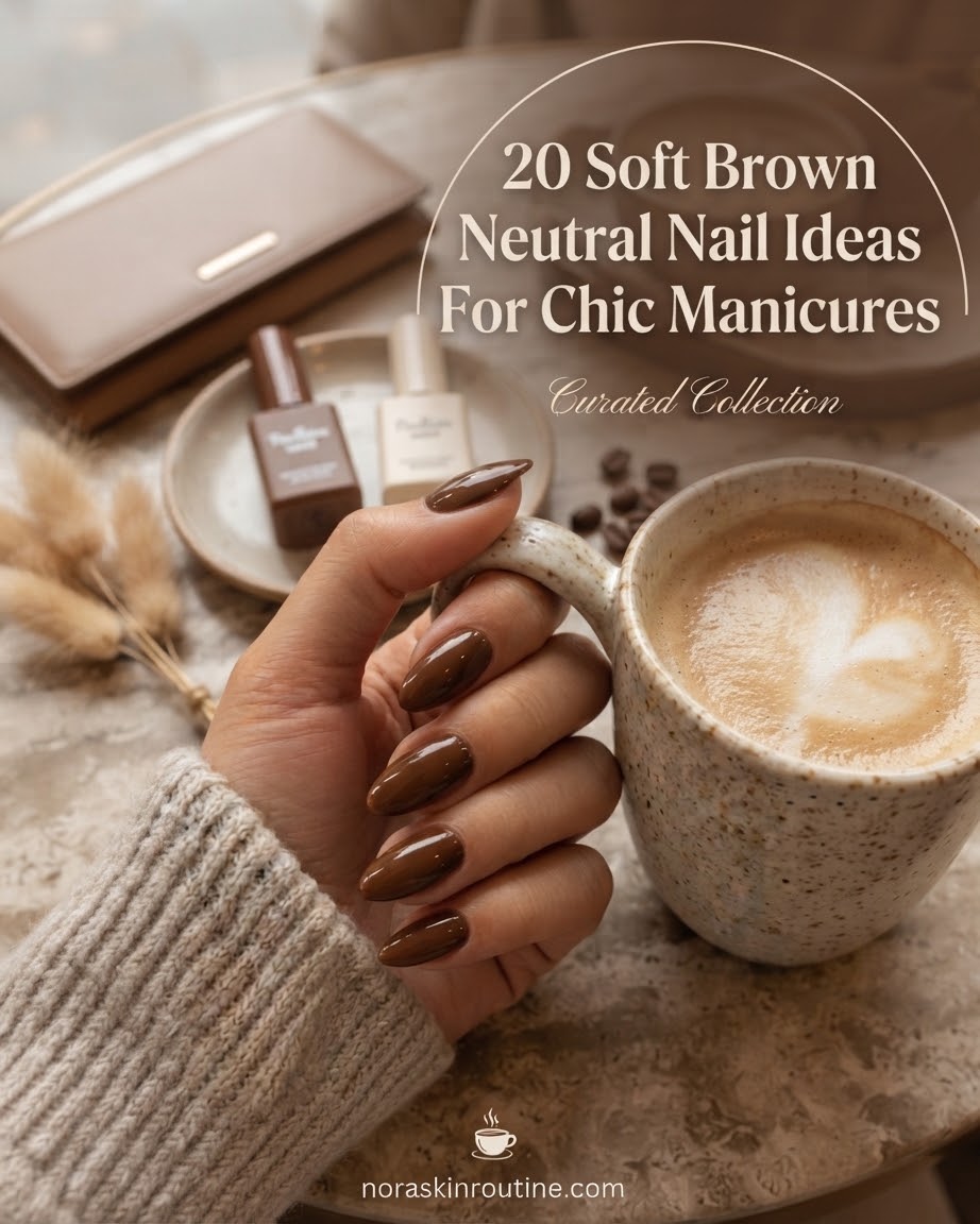 20 Soft Brown Neutral Nail Ideas For Chic Manicures