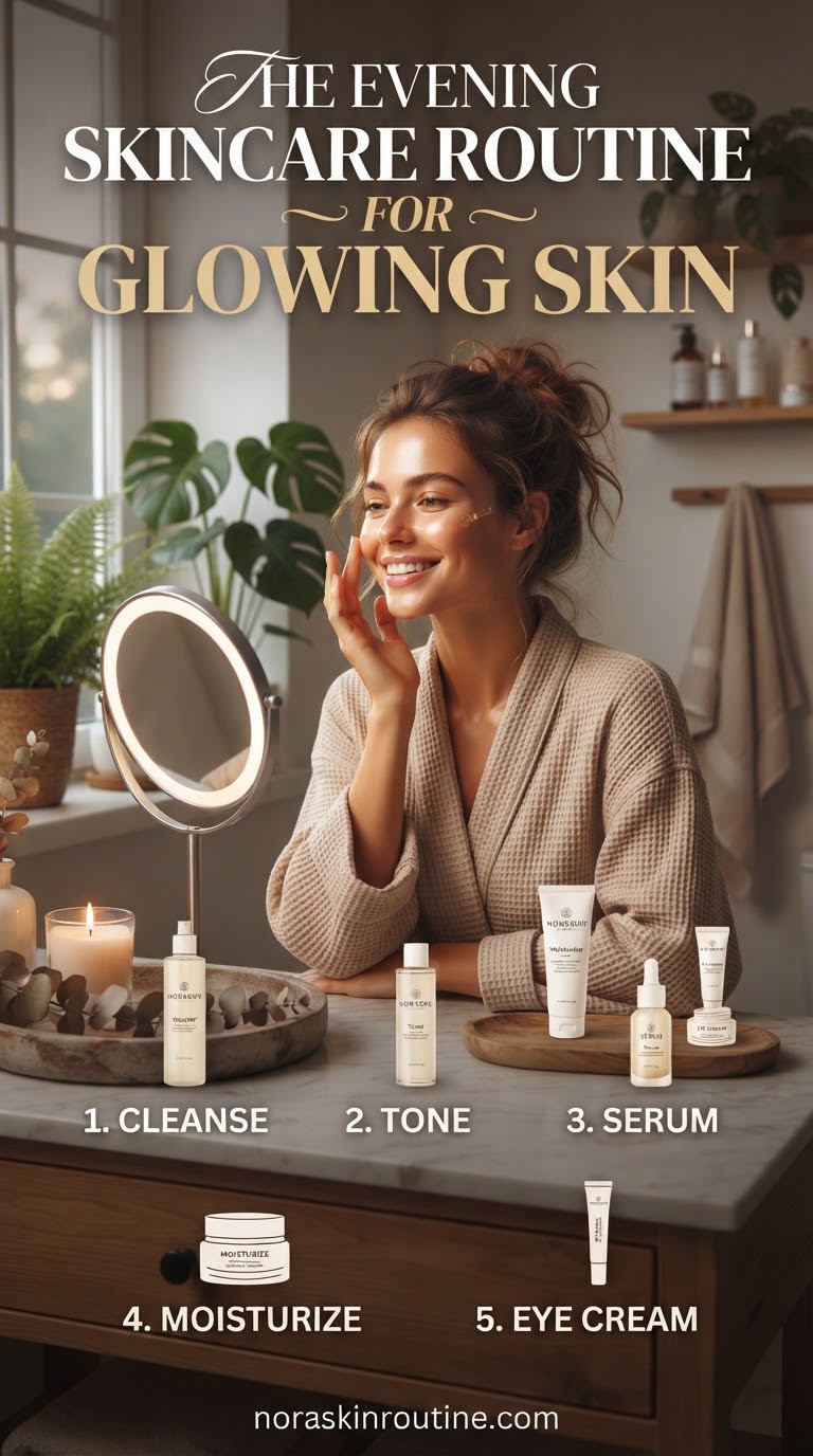 The Evening Skincare Routine for Glowing Skin