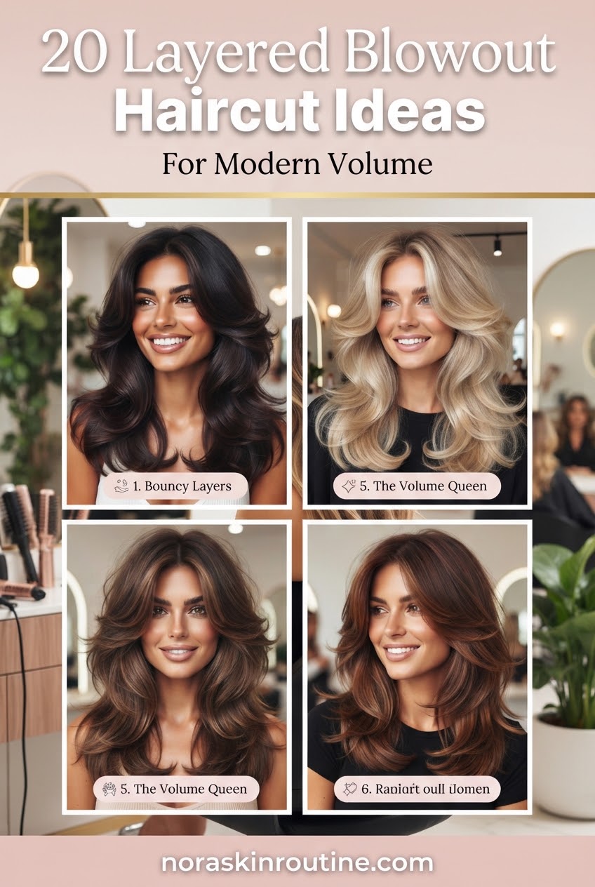 20 Layered Blowout Haircut Ideas For Modern Volume