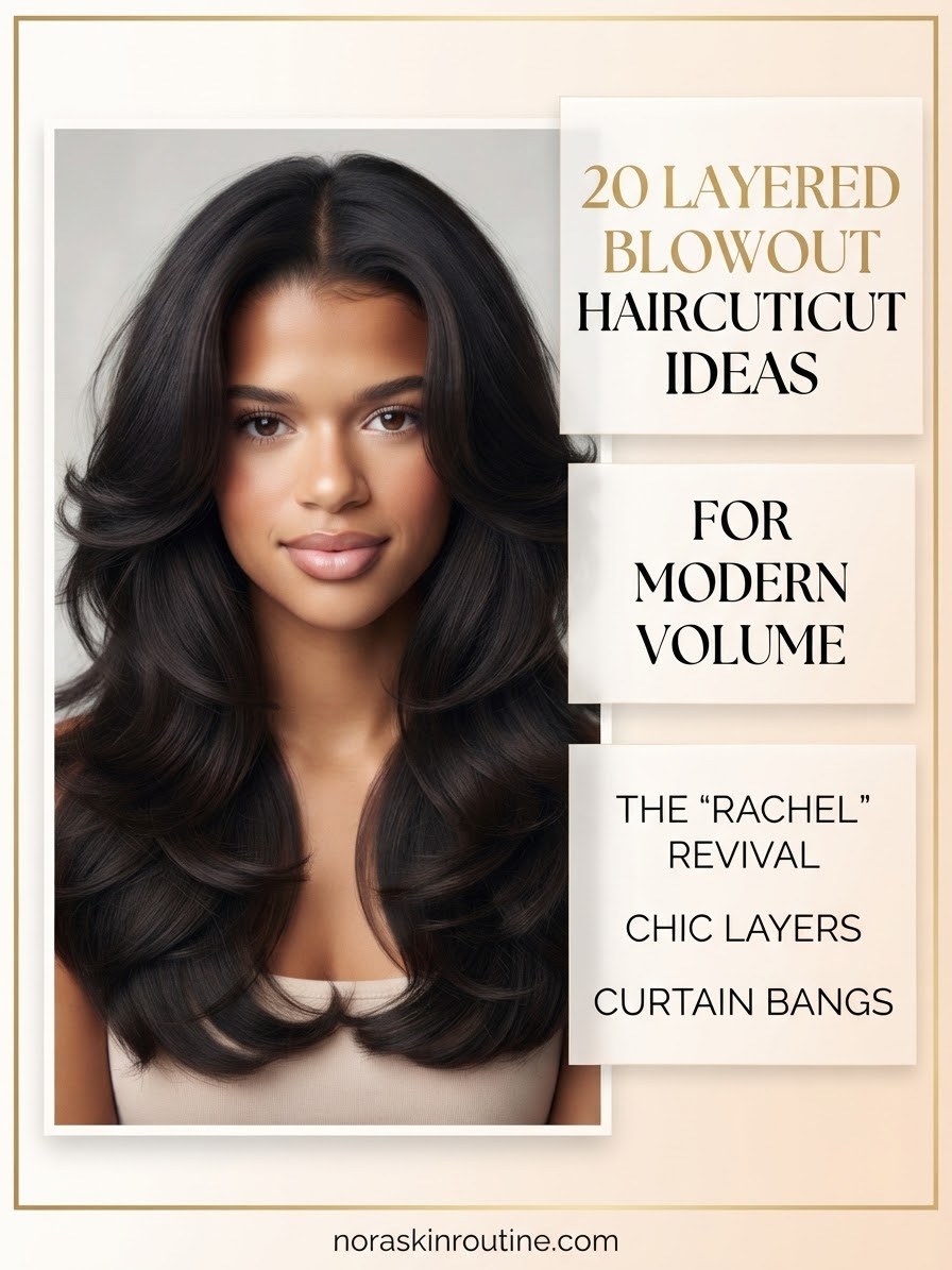 20 Layered Blowout Haircut Ideas For Modern Volume