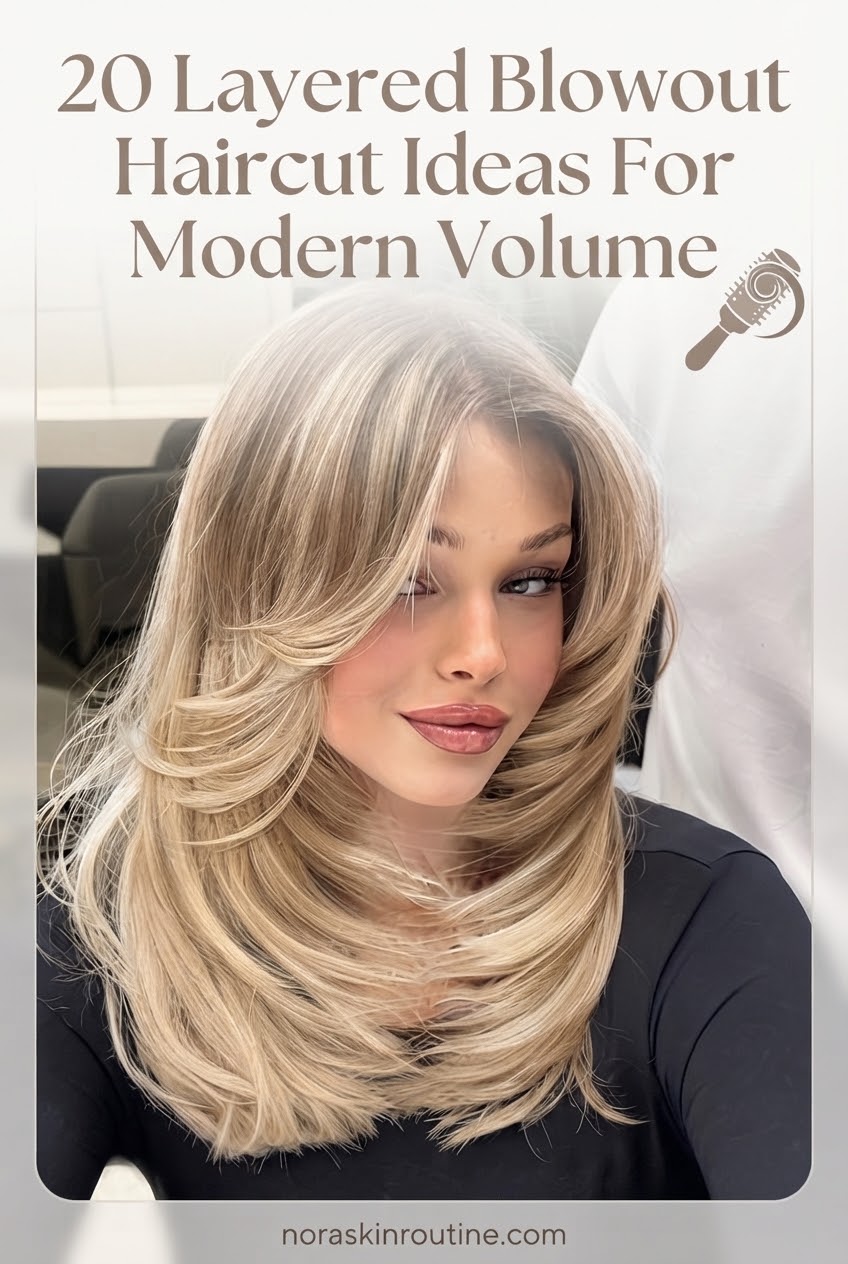 20 Layered Blowout Haircut Ideas For Modern Volume