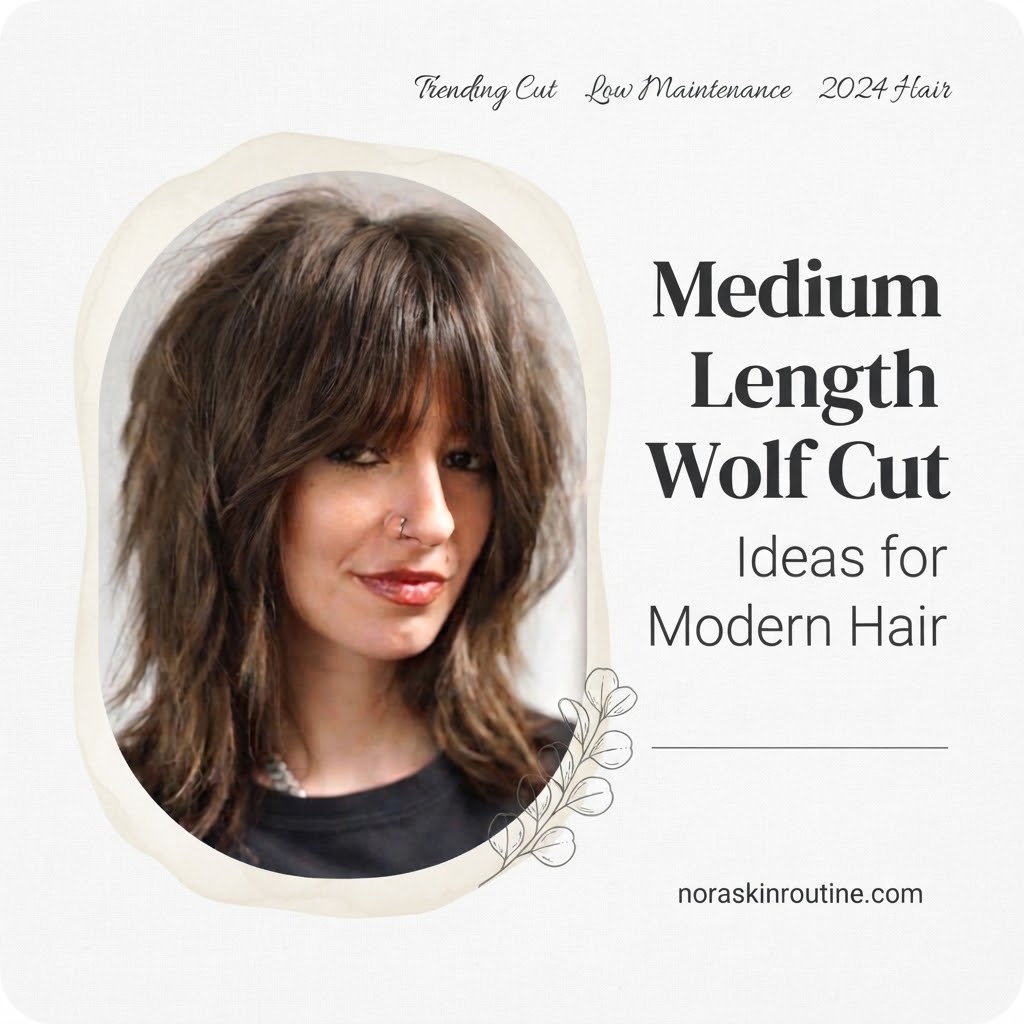 Medium Length Wolf Cut Ideas for Modern Hair