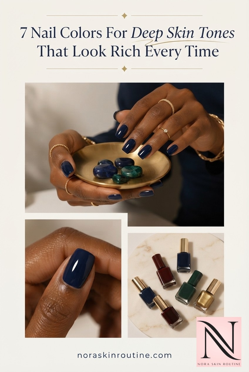 7 Nail Colors For Deep Skin Tones That Look Rich Every Time