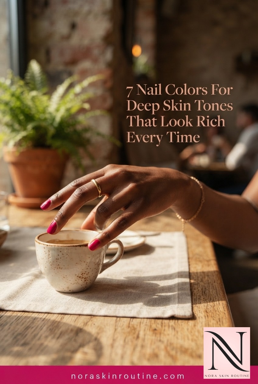 7 Nail Colors For Deep Skin Tones That Look Rich Every Time
