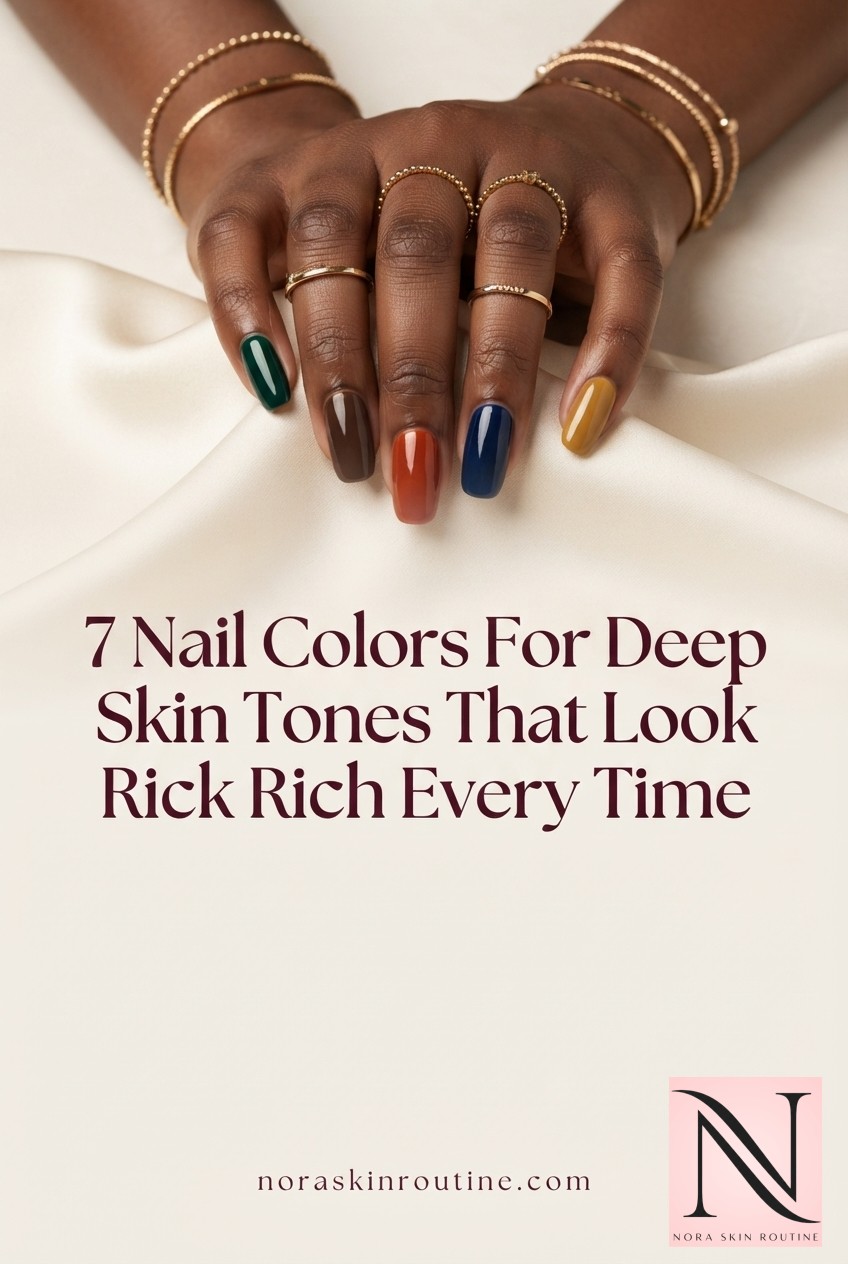 7 Nail Colors For Deep Skin Tones That Look Rich Every Time