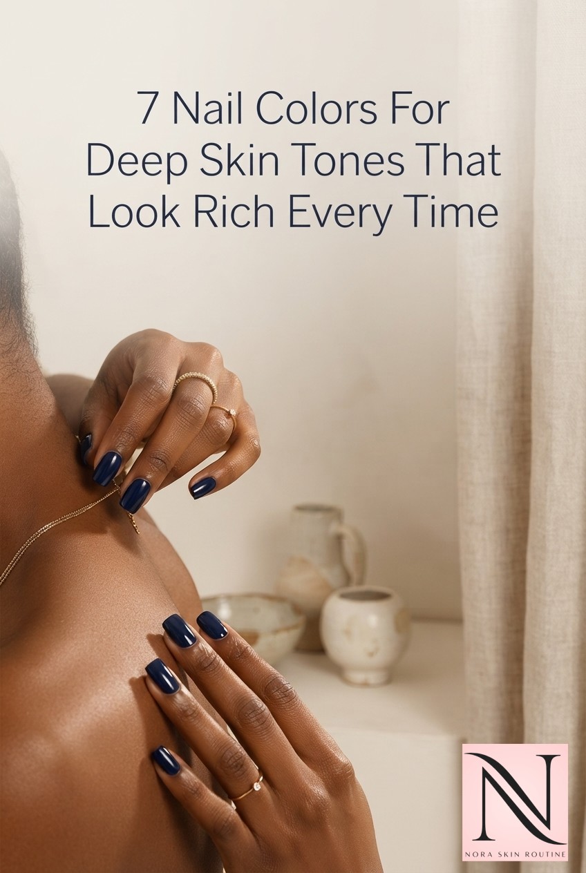 7 Nail Colors For Deep Skin Tones That Look Rich Every Time