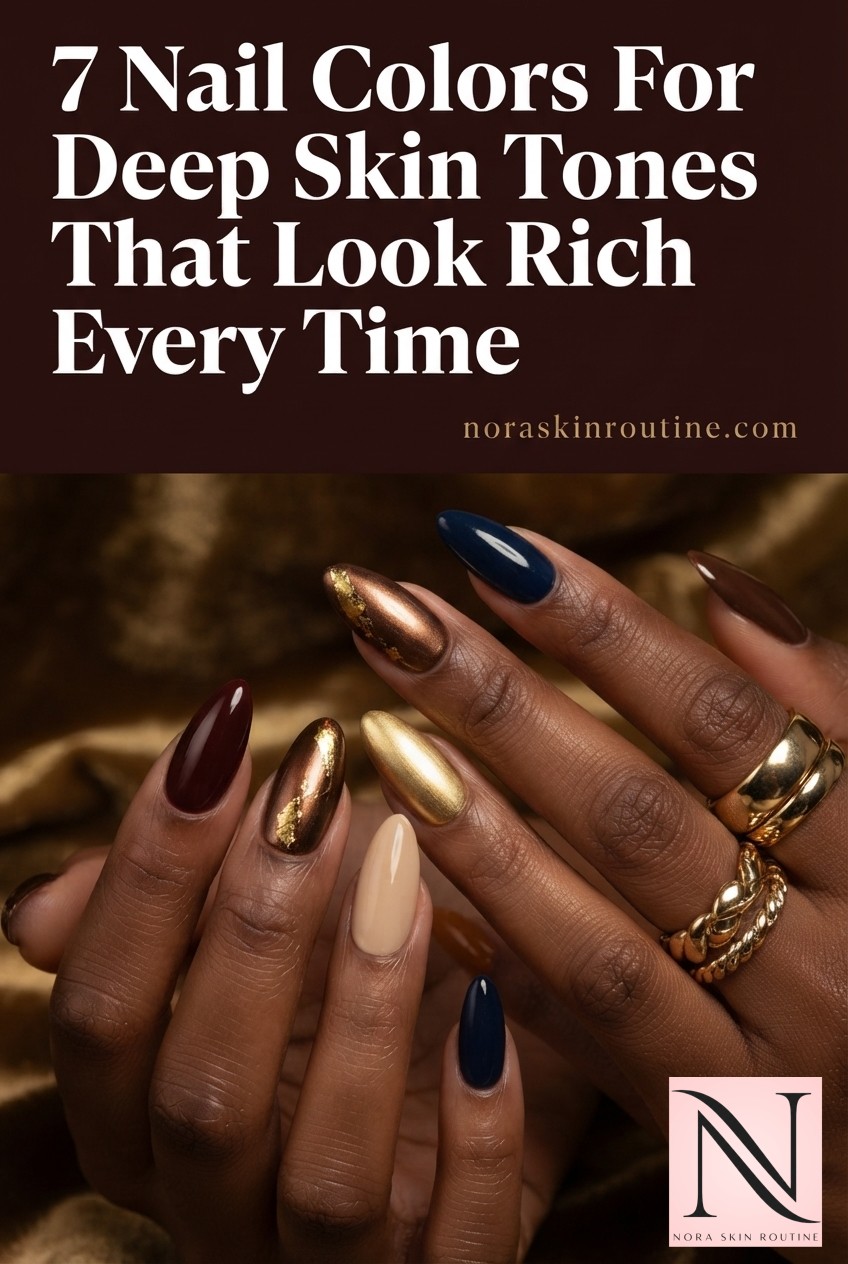 7 Nail Colors For Deep Skin Tones That Look Rich Every Time