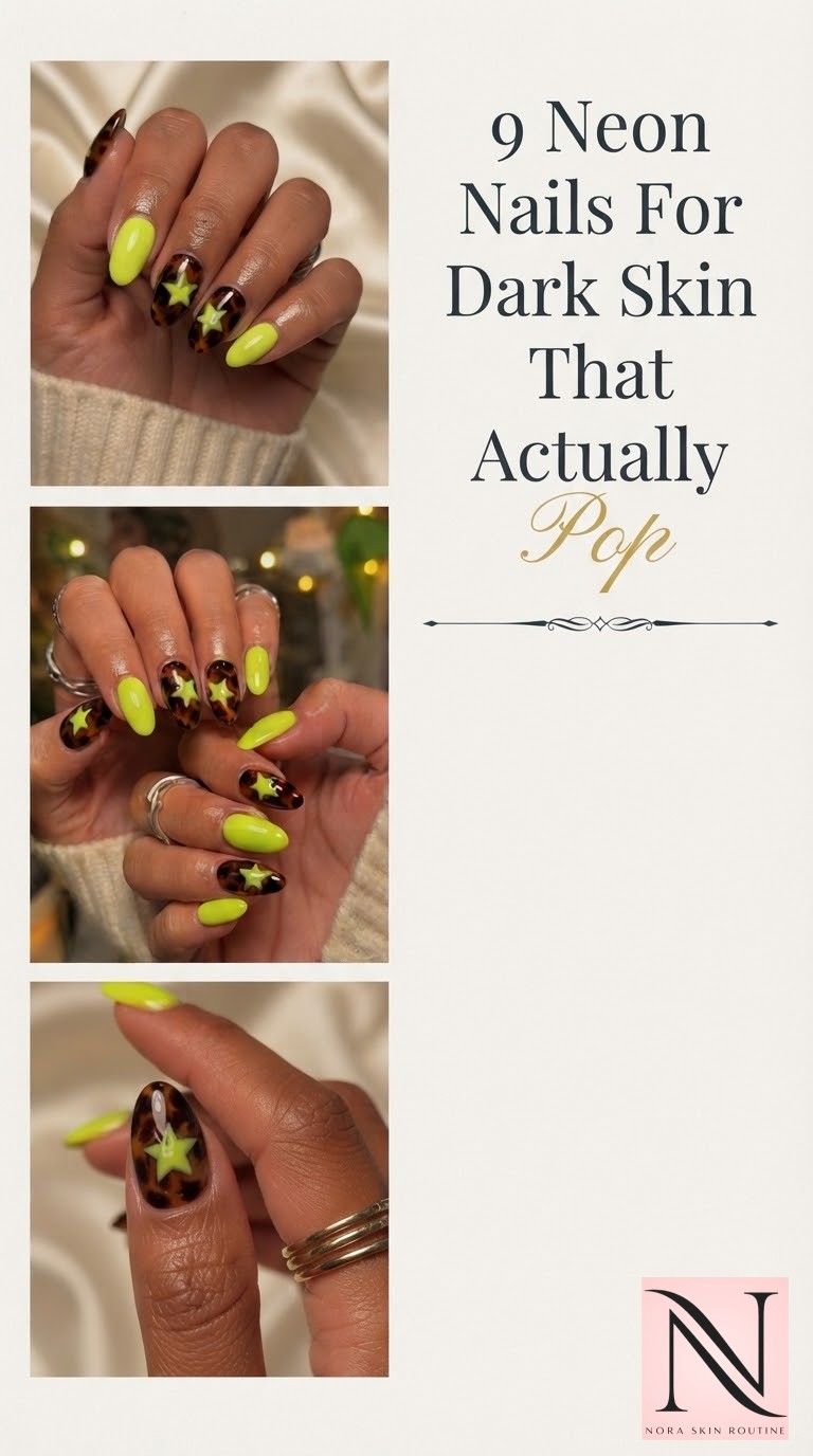 9 Neon Nails For Dark Skin That Actually Pop