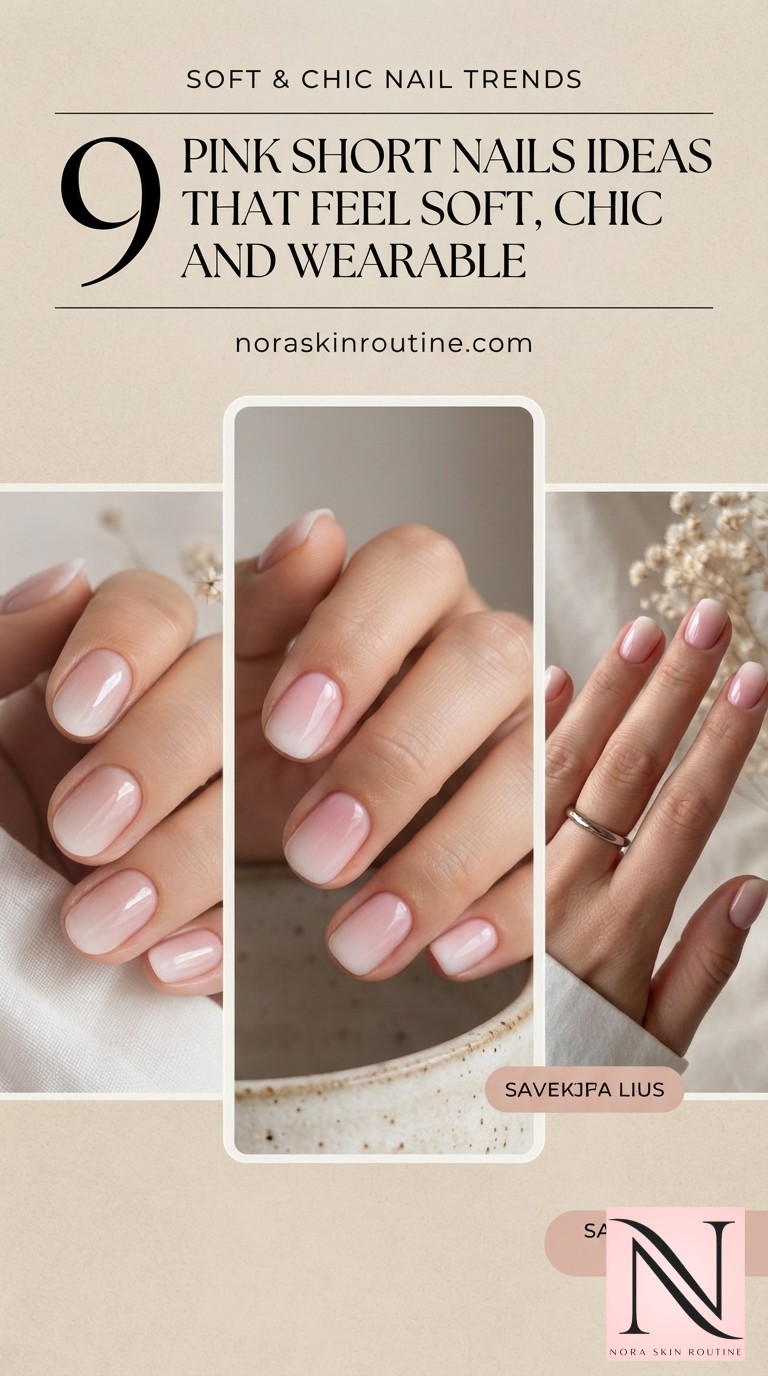 9 Pink Short Nails Ideas That Feel Soft, Chic And Wearable