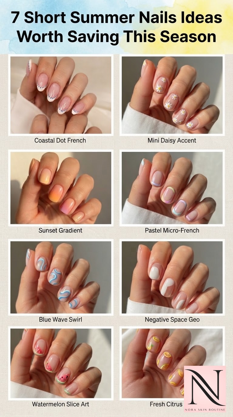 7 Short Summer Nails Ideas Worth Saving This Season