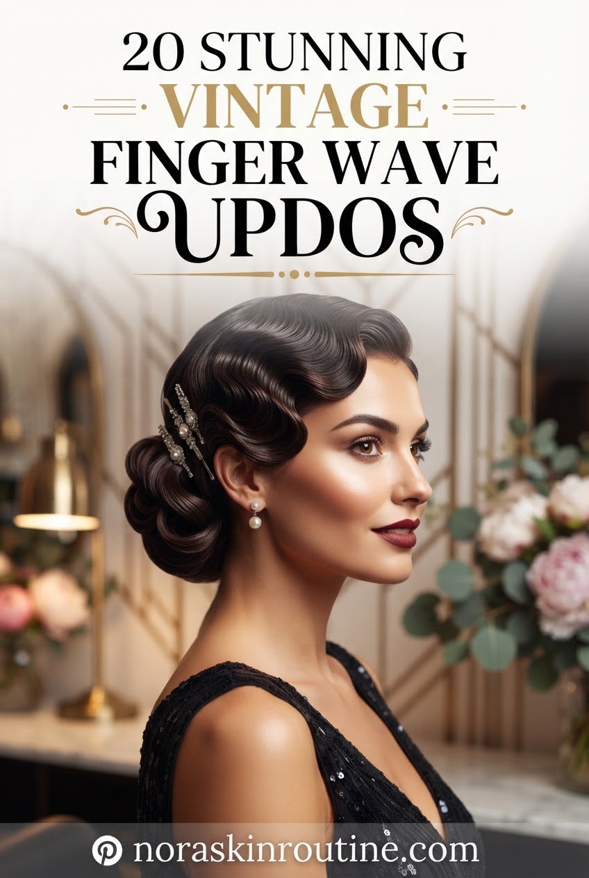 20 Stunning Vintage Finger Wave Updos
