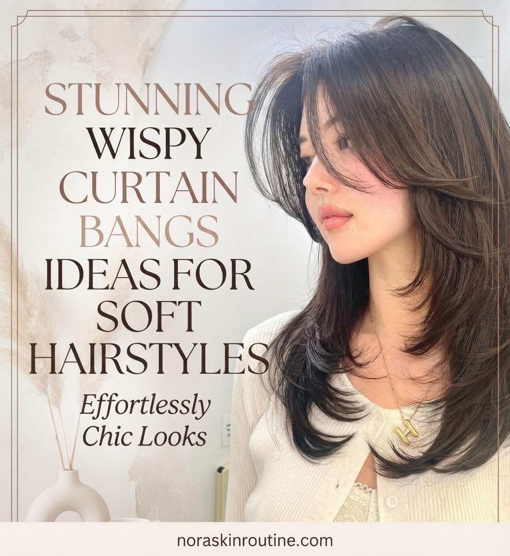 Stunning Wispy Curtain Bangs Ideas for Soft Hairstyles