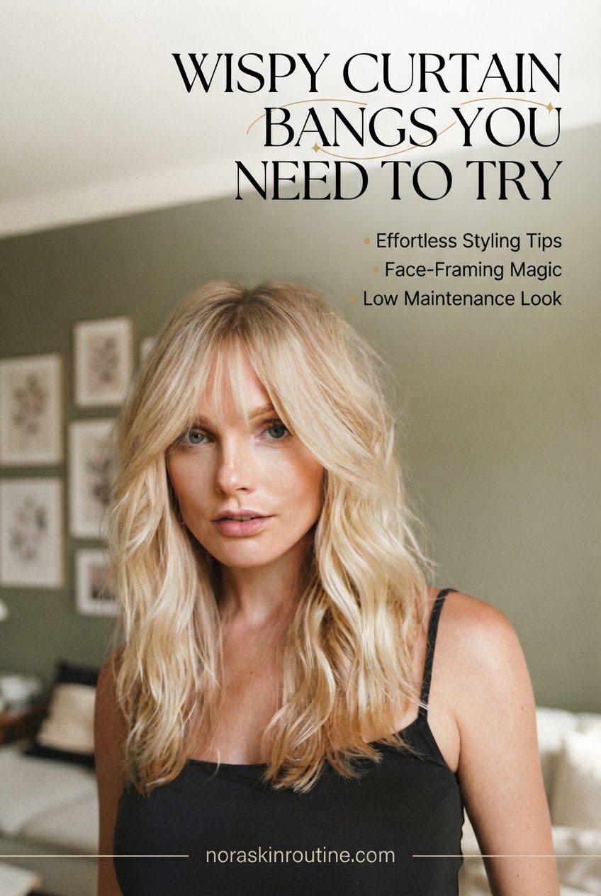 Wispy Curtain Bangs You Need to Try